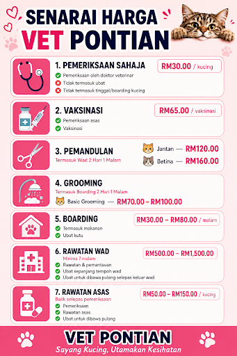 Vet Pontian (Klinik Haiwan Catoonies )